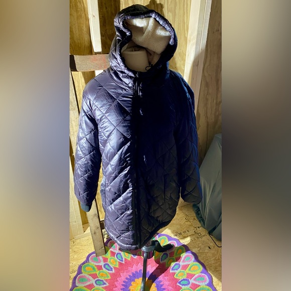 💥INTL d.e.t.a.i.l.s Winter REVERSIBLE Hooded Coat💥 NWT - Picture 2 of 14